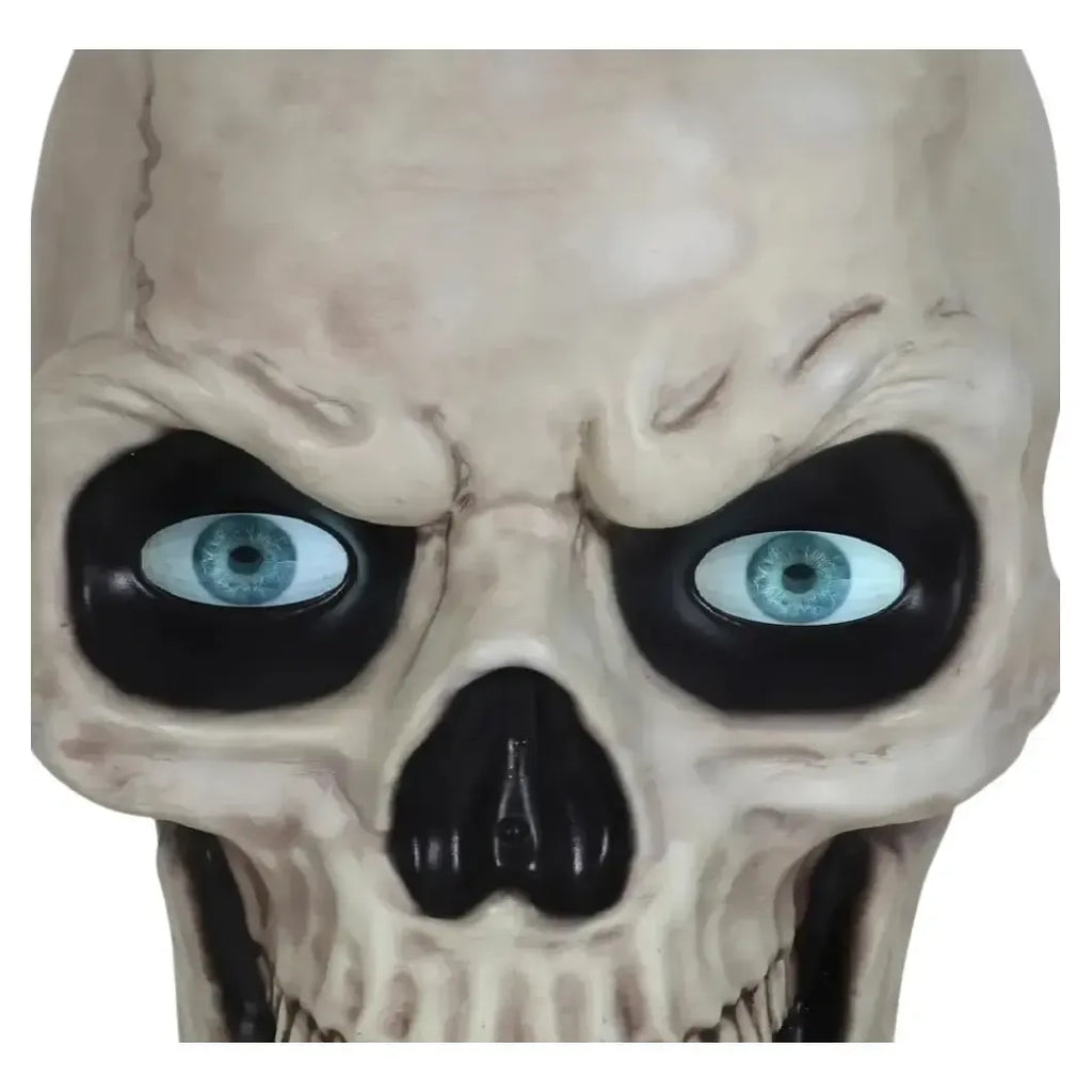 Halloween Esqueleto Gigante 1.5 Mts Ojos Lcd