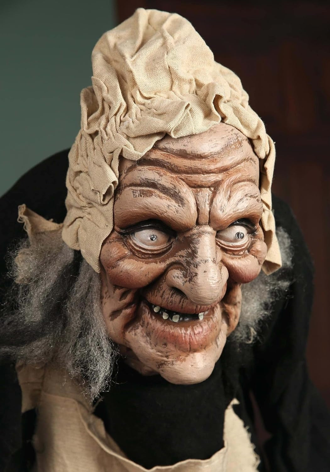 Figura Animatrónica del Segador del Terror con Luz y Sonido | Decoración Gigante para Halloween
