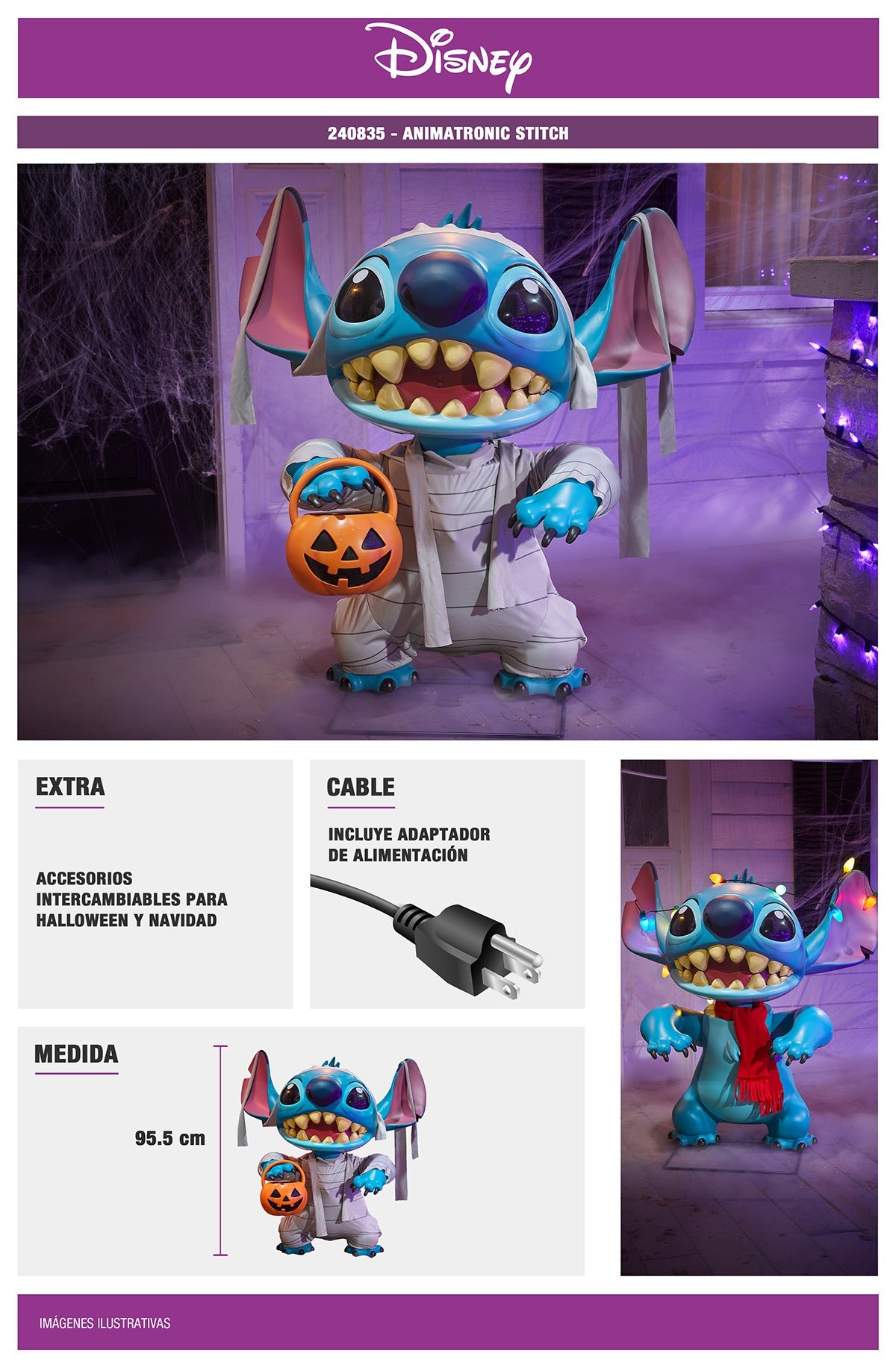 Animatronic Halloween Stitch